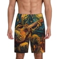 thumbnail image 1 of KLL Starry Night Guitar Turtle for Men's 1-Pack Shorts,Sleep Pajama Shorts for Men Soft Pj Shorts Men's Pajama Bottoms Sleepwear -Medium, 1 of 7