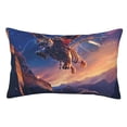 thumbnail image 1 of KLL Starry Sky Flying Tiger Pillow Covers Envelope Closure,Super Soft and Cozy Fuzzy Fleece Pillow Case Cover (No pillow core） 20"x30", 1 of 5
