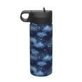thumbnail image 1 of KLL Starry Sky Pattern 18OZ Water Bottle With Straw,Stainless Steel Sports Water Cup Flask Sports Water Cup Flask Wide Mouth Travel Thermal Mug, 1 of 8