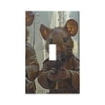 thumbnail image 1 of KLL Steampunk Space Mice Warriors Pattern Electrical Outlet Covers, 3" x 5" 1 Pack Electric Receptacle Plug Covers for Decorator Receptacle Outlet & Switch-Style T, 1 of 6