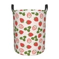 thumbnail image 1 of KLL Strawberries And Leaf Waterproof Foldable Laundry Hamper Bucket with Handles for Storage Bin,Kids Room,Home Organizer (Small ), 1 of 7
