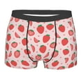 thumbnail image 1 of KLL Strawberry Men's Cotton Boxer Briefs Underwear-X-Large, 1 of 8