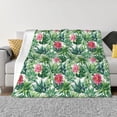 thumbnail image 1 of KLL Succulents 1 Print Fleece Throw Blanket, Horizontal Fleece Bedding Cute Soft Blankets Comfy Fleece Flannel Plush Home Decor for Couch & Bed -60"x50", 1 of 9