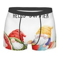 thumbnail image 1 of KLL Summer Gnome Men's Cotton Boxer Briefs Underwear-Large, 1 of 8