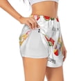 thumbnail image 1 of KLL Summer Gnome Pattern Shorts Women,Athletic Shorts High Waisted Running Shorts Pocket Sporty Short Gym Elastic Workout Shorts-XX-Large, 1 of 7