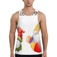thumbnail image 1 of KLL Summer Gnome Print Men's Muscle Gym Workout Stringer Tank Tops Bodybuilding Fitness T-Shirts Tank Tops Men-X-Large, 1 of 7