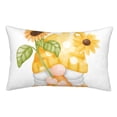 thumbnail image 1 of KLL Sunflower Gnomes 3 Pillow Covers Envelope Closure,Super Soft and Cozy Fuzzy Fleece Pillow Case Cover (No pillow core） 16"x24", 1 of 5