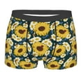 thumbnail image 1 of KLL Sunflowers Men's Cotton Boxer Briefs Underwear-XX-Large, 1 of 8