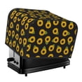 thumbnail image 1 of KLL Sunflowers Print 4 Slice Toaster Dust Covers Kitchen Small Appliance Cover with 2 Pockets,Can hold Jam Spreader Knife & Toaster Tongs (12.4 x 10.6 x 8.2), 1 of 6