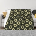 thumbnail image 1 of KLL Sunflowers Print Fleece Throw Blanket, Horizontal Fleece Bedding Cute Soft Blankets Comfy Fleece Flannel Plush Home Decor for Couch & Bed -80"x60", 1 of 9