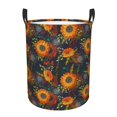 thumbnail image 1 of KLL Sunflowers Waterproof Foldable Laundry Hamper Bucket with Handles for Storage Bin,Kids Room,Home Organizer (Small ), 1 of 7