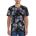 thumbnail image 1 of KLL Sunflowers for Men's Baseball Shirts,Short Sleeve Casual Shirts Button Down Shirt for Men Beach Summer Wedding Shirt-4X-Large, 1 of 7
