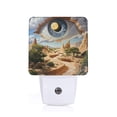 thumbnail image 1 of KLL Surreal Desert Eye Landscape for Night Lights,Auto Sensor Night Lamp Plug in Night Light with Dusk-to-Dawn Light Sensor LED Nightlightfor Adults & Kids Room/Bedroom/Hallway, 1 of 7