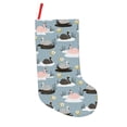 thumbnail image 1 of KLL Swan Princess On Lake for 18" Christmas Stocking Snowman Xmas Stocking Holiday Christmas Decoration Gifts for Family Kids, 1 of 8