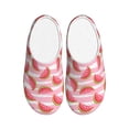 thumbnail image 1 of KLL Sweet Watermelon Pattern Adult Unisex Cozy Slippers,Fuzzy Slip-on Slippers TPR Sole Slippers Comfort Plush Home Footwear for Indoor & Outdoor-37/38, 1 of 7