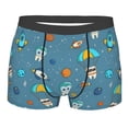 thumbnail image 1 of KLL Teeth Cosmonaut Men's Cotton Boxer Briefs Underwear-Small, 1 of 8