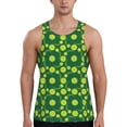 thumbnail image 1 of KLL Tennis Balls Print Men's Muscle Gym Workout Stringer Tank Tops Bodybuilding Fitness T-Shirts Tank Tops Men-XX-Large, 1 of 7