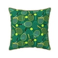 thumbnail image 1 of KLL Tennis Rackets and Balls Decorative Throw Pillow Covers Velvet Soft for Couch Sofa Bedroom Living Room Outdoor - 18"x18", 1 of 8