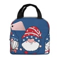 thumbnail image 1 of KLL Three Gnome Independence Day Print Insulated Lunch Bag Women, Reusable Cute Tote Lunch Box for Adult & Men, Leakproof Cooler Lunch Bags for Work Office Travel Picnic, 1 of 5
