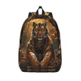 thumbnail image 1 of KLL Tiger In The Fallen Leaf Forest Print Travel Laptop Backpack - College Backpack Business Work Bag Nurse Bag Casual Daypack for Weekender Business Hiking -Medium, 1 of 6