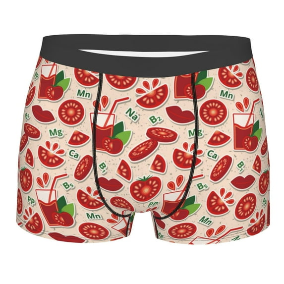 KLL Tomatoes Men's Cotton Boxer Briefs Underwear-XX-Large