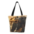 thumbnail image 1 of KLL Tote Bag for Women Cool Sunglasses Elephant Art Print Shopping Grocery Reusable Bags for Office School Shopping Travel, 1 of 6