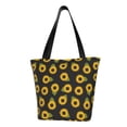 thumbnail image 1 of KLL Tote Bag for Women Sunflowers Print Shopping Grocery Reusable Bags for Office School Shopping Travel, 1 of 6