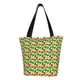 thumbnail image 1 of KLL Tote Bag for Women Vegetable Print Shopping Grocery Reusable Bags for Office School Shopping Travel, 1 of 6