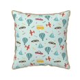 thumbnail image 1 of KLL Transport Travel Decorative Throw Pillow Covers Velvet Soft for Couch Sofa Bedroom Living Room Outdoor (No pillow core)- 20"x20", 1 of 5