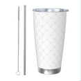 thumbnail image 1 of KLL Travel Around The World Airplane Print 40oz Stainless Steel Insulated Car Cup with Spillproof Lid - Keep Your Drink Hot or Cold on the Go-Straw Two-piece Set, 1 of 8