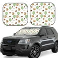 thumbnail image 1 of KLL Tree Squirrel Windshield Sun Shade 2-Piece Foldable Car Front Window Sunshade for Most Sedans SUV Truck- Small, 1 of 5
