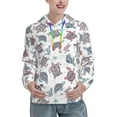thumbnail image 1 of KLL Tribal Style Turtle for Womens Pullover Hoodie with Pocket Hooded Long Sleeve Shirts Sweatshirt for Women-Large, 1 of 7