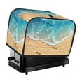 thumbnail image 1 of KLL Tropical Beach With Starfish Print 2 Slice Toaster Dust Covers Kitchen Small Appliance Cover with 2 Pockets,Can hold Jam Spreader Knife & Toaster Tongs (11.4 x 7.9 x 7.5), 1 of 6