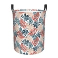 thumbnail image 1 of KLL Tropical Leaves Waterproof Foldable Laundry Hamper Bucket with Handles for Storage Bin,Kids Room,Home Organizer (Medium ), 1 of 7