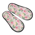thumbnail image 1 of KLL Tropical Pitaya Slippers for Women Men House Slip on Indoor Outdoor Bedroom Furry Fleece Lined Ladies Comfy Anti-Skid Rubber Hard Sole-Large, 1 of 8