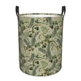 thumbnail image 1 of KLL Tropical Plants Green Waterproof Foldable Laundry Hamper Bucket with Handles for Storage Bin,Kids Room,Home Organizer (Medium ), 1 of 7