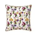 thumbnail image 1 of KLL Tulips Flowers Decorative Throw Pillow Covers Velvet Soft for Couch Sofa Bedroom Living Room Outdoor (No pillow core)- 20"x20", 1 of 5