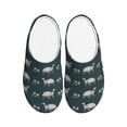 thumbnail image 1 of KLL Turtle Chrysanthemum Pattern Adult Unisex Cozy Slippers,Fuzzy Slip-on Slippers TPR Sole Slippers Comfort Plush Home Footwear for Indoor & Outdoor-11, 1 of 7