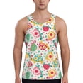 thumbnail image 1 of KLL Turtle Flower Print Men's Muscle Gym Workout Stringer Tank Tops Bodybuilding Fitness T-Shirts Tank Tops Men-X-Large, 1 of 7