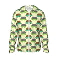 thumbnail image 1 of KLL Turtle On Skateboard Print Men's Women’s UPF 50+ Sun Protection Outdoor Hoodie Jacket Long Sleeve Fishing Hiking Performance Shirt-X-Large, 1 of 6