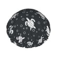 thumbnail image 1 of KLL Turtle Pattern Shower Cap & Bath Cap for Women,Reversible Oversized Waterproof Shower Caps for all Hair Lengths,Elastic Reusable Bathing Hair Cap, 1 of 6