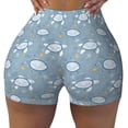 thumbnail image 1 of KLL Turtle Pattern Workout Shorts for Women Scrunch Short Gym Yoga Running Sport Active Exercise Fitness Shorts, 1 of 8