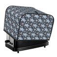 thumbnail image 1 of KLL Turtle Print 4 Slice Toaster Dust Covers Kitchen Small Appliance Cover with 2 Pockets,Can hold Jam Spreader Knife & Toaster Tongs (12.4 x 10.6 x 8.2), 1 of 6