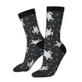 thumbnail image 1 of KLL Turtle Print Cool Socks Men's Women's Crew Socks Funny Crazy Novelty Stockings, 1 of 6