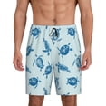 thumbnail image 1 of KLL Turtle for Men's 1-Pack Shorts,Sleep Pajama Shorts for Men Soft Pj Shorts Men's Pajama Bottoms Sleepwear -Large, 1 of 7