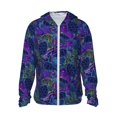 thumbnail image 1 of KLL Turtles Print Men's Women’s UPF 50+ Sun Protection Outdoor Hoodie Jacket Long Sleeve Fishing Hiking Performance Shirt- Medium, 1 of 1
