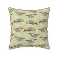 thumbnail image 1 of KLL Twig Sloth Decorative Throw Pillow Covers Velvet Soft for Couch Sofa Bedroom Living Room Outdoor (No pillow core)- 20"x20", 1 of 5