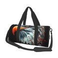 thumbnail image 1 of KLL USA Bald Eagle Duffle Bag For Men Women Sport Gym Fitness Tote Travel Training Workout Basketball Football Weekender, 1 of 6