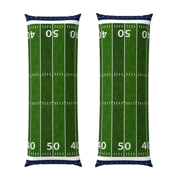 KLL Ultra Soft Microfiber Body Pillow Cover/Pillowcases 20"x54" with Hidden Zipper Closure-American Football Field