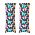 thumbnail image 1 of KLL Ultra Soft Microfiber Body Pillow Cover/Pillowcases 20"x54" with Hidden Zipper Closure-Colorful Alpaca, 1 of 5